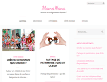 Tablet Screenshot of mamanana.com